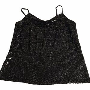 Lane Bryant Sequin Front only Top